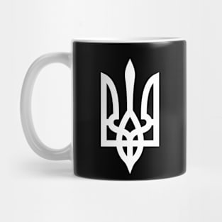 Ukraine White Coat of Arms Mug